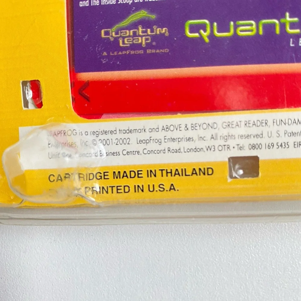 HARRY POTTER Quantum Pad The Inside Scoop Making Movies Leap Pad Book Cartridge